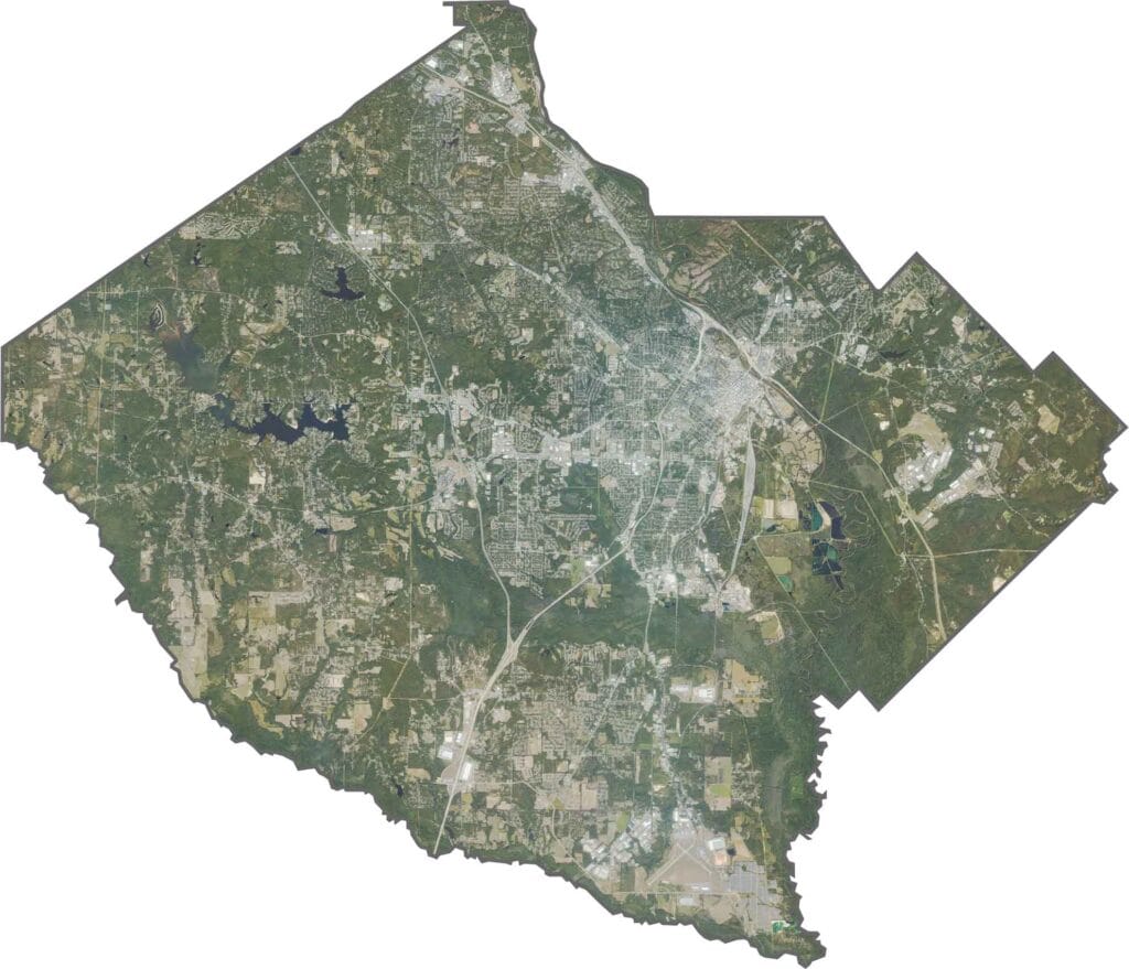 Bibb County Satellite Map Georgia