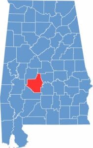 Dallas County Location Map Alabama