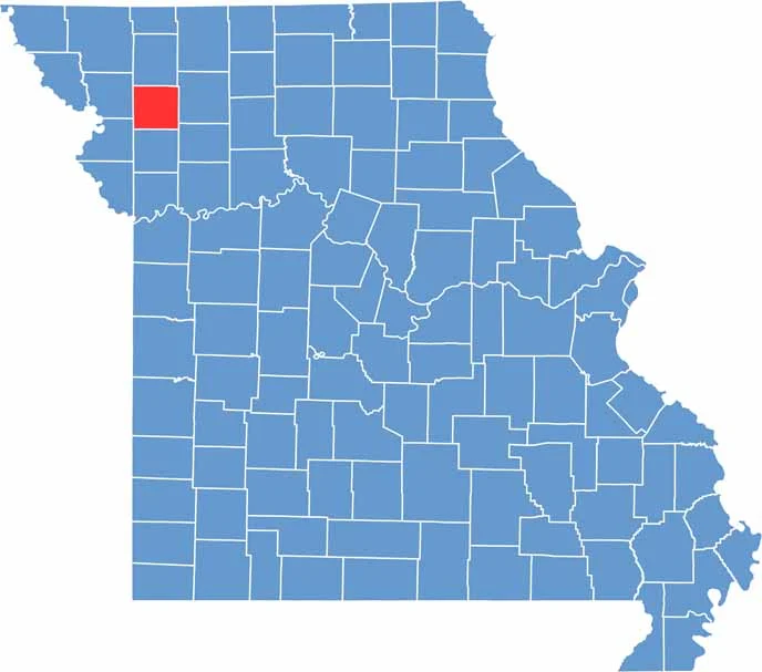 DeKalb County Location Map Missouri
