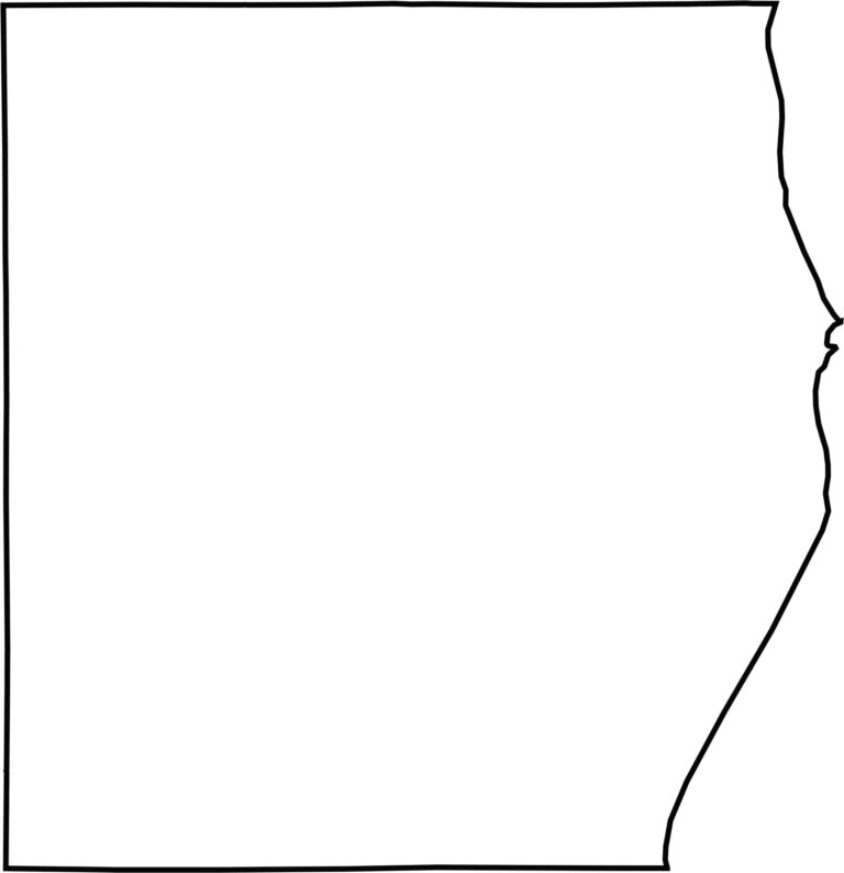 Sheboygan County outline map in Wisconsin